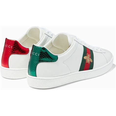 gucci ace trainers womens|gucci bee sneakers women's.